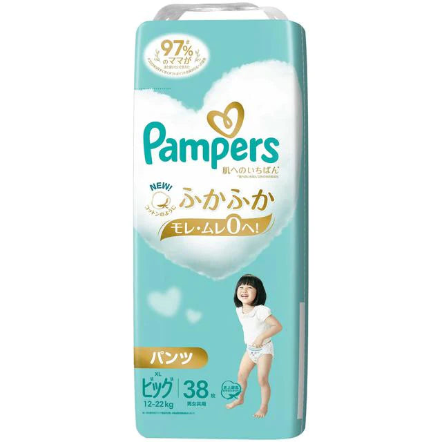 PAMPERS Premium Pants Size XL （12-22KG）38PK（Pampers 帮宝适拉拉裤 XL码 38枚/包）