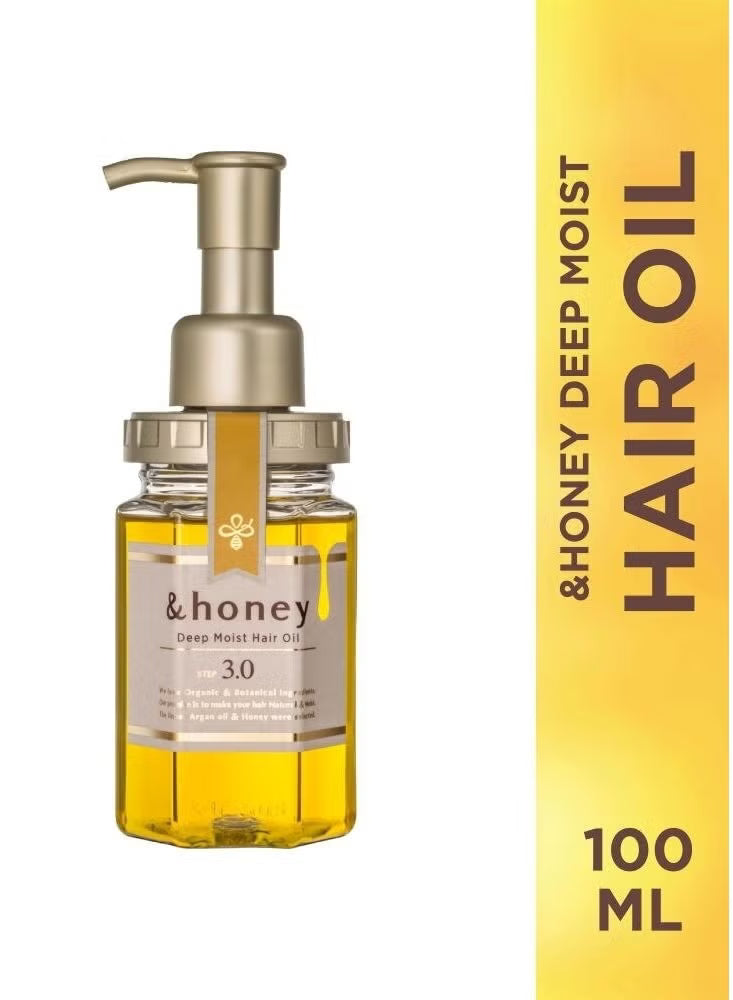&honey Deep Moist Hair Oil 3.0 Damask Rose Honey 100ml