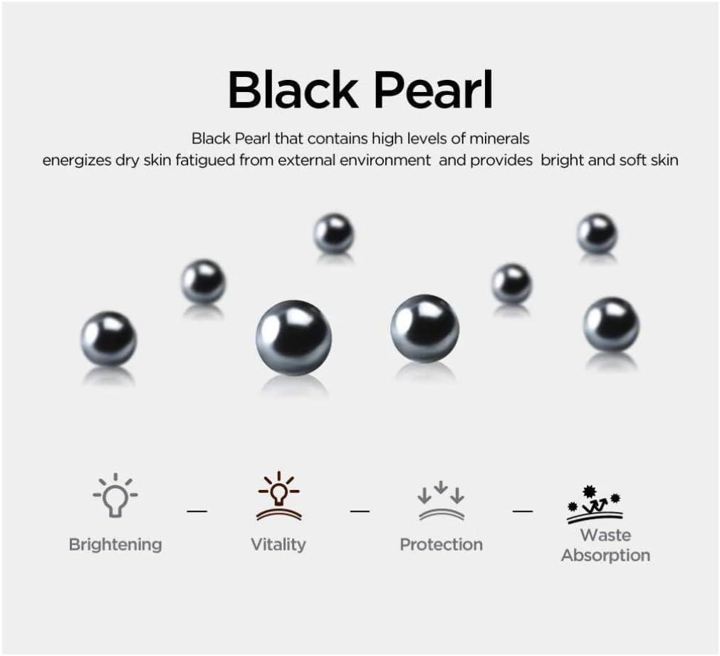 SNP Black Pearl Ampoule Mask 10pcs