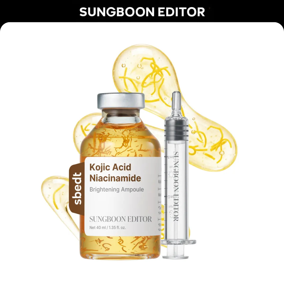 Sungboon Editor Kojic Acid Niacinamide Brightening Ampoule 40ml