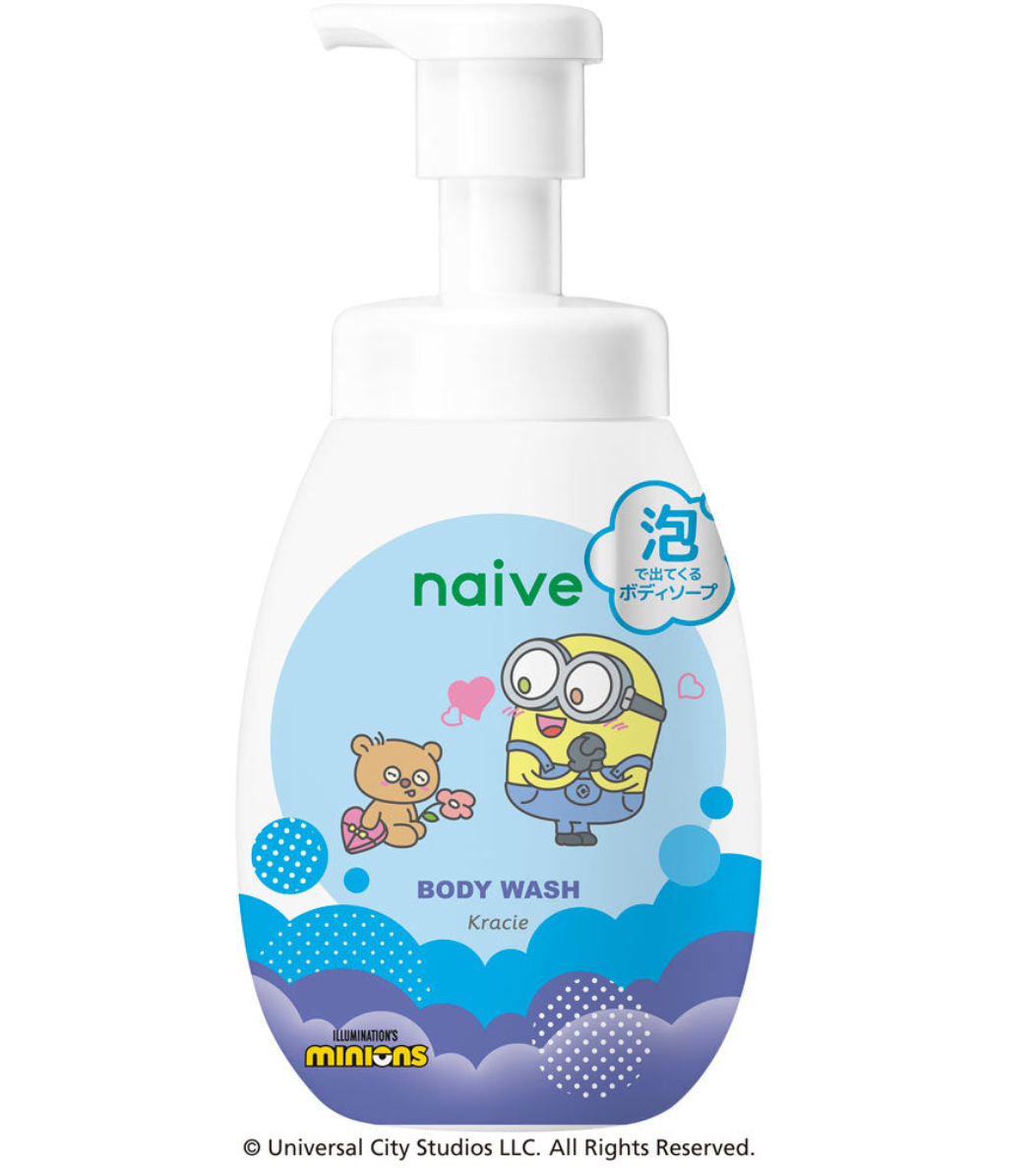 NAIVE Foaming Body Wash Limited Minions Edition 600Ml