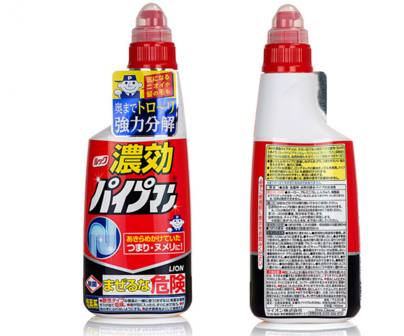 LION Look Pipe-Man Gel Drain Cleaner 450ml