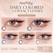 Moody Daily Colored Contact Lenses 10pcs