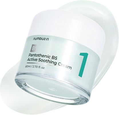 Numbuzin - No.1 Pantothenic B5 Active Soothing Cream 80ml