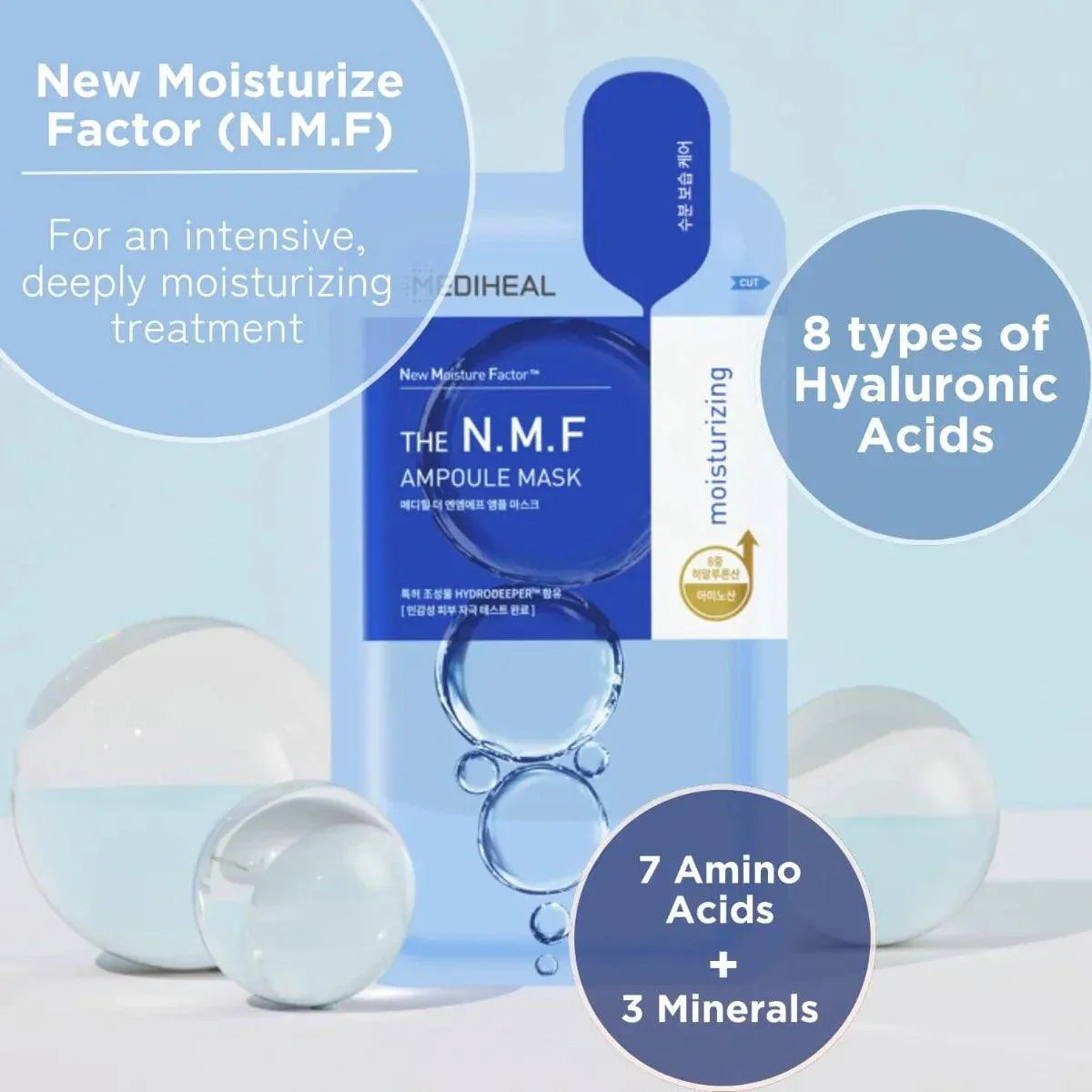🎁 Mediheal N.M.F Aquaring Ampoule Mask 1pc (100% off)
