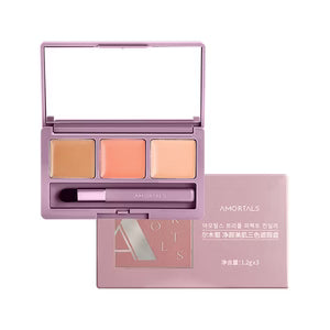 AMORTALS Radiance 3-Color Concealer Palette 01 3.6g