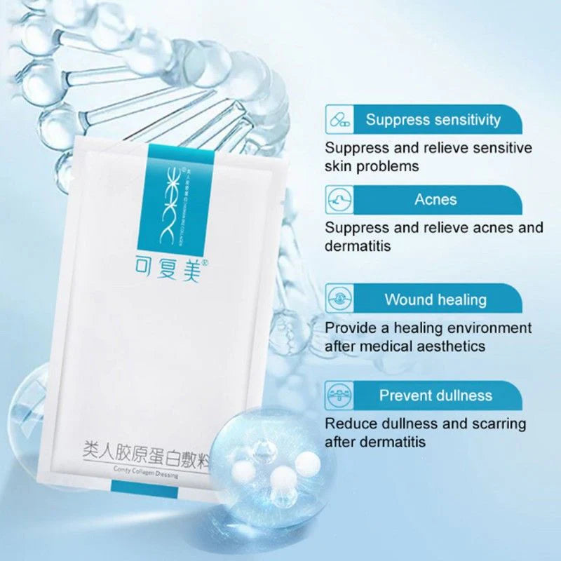 KEFUMEI Recombinant Collagen Dressing Face Masks 5pcs