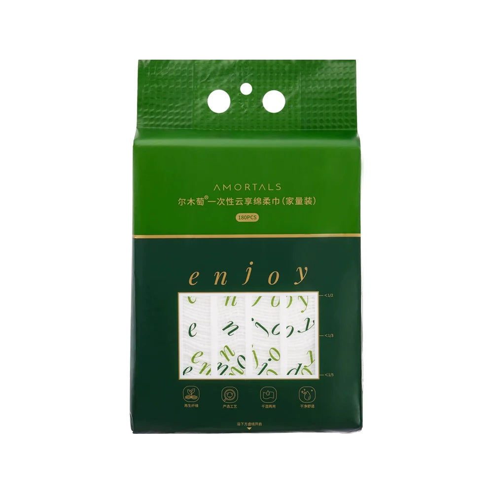 Amortals Disposable Cloud-Share Soft Towels – 180 Sheets