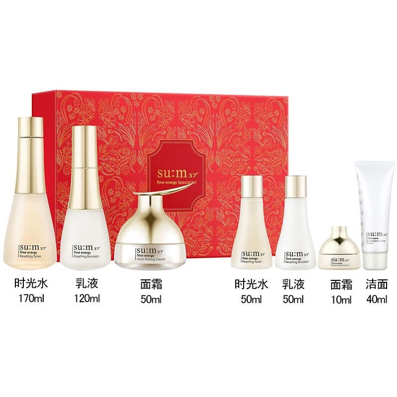 SU:M37° Time Energy Skincare 4-piece Set
