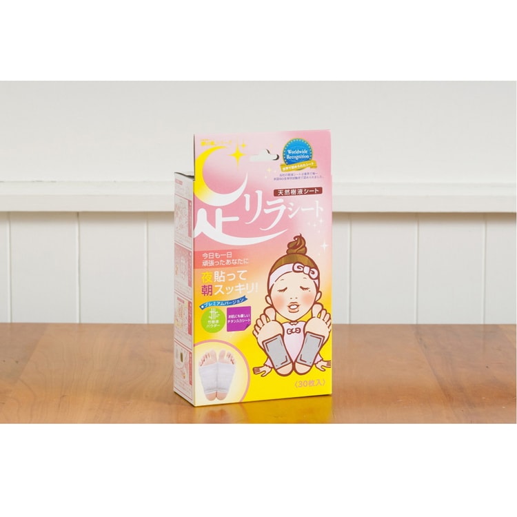 KINOMEGUMI Ashi Rira Foot Relax Sheet Titanium 30pcs