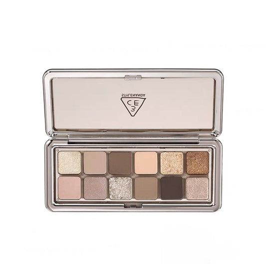 3CE New Take 12 color eyeshadow palette raw neutrals  9.5g