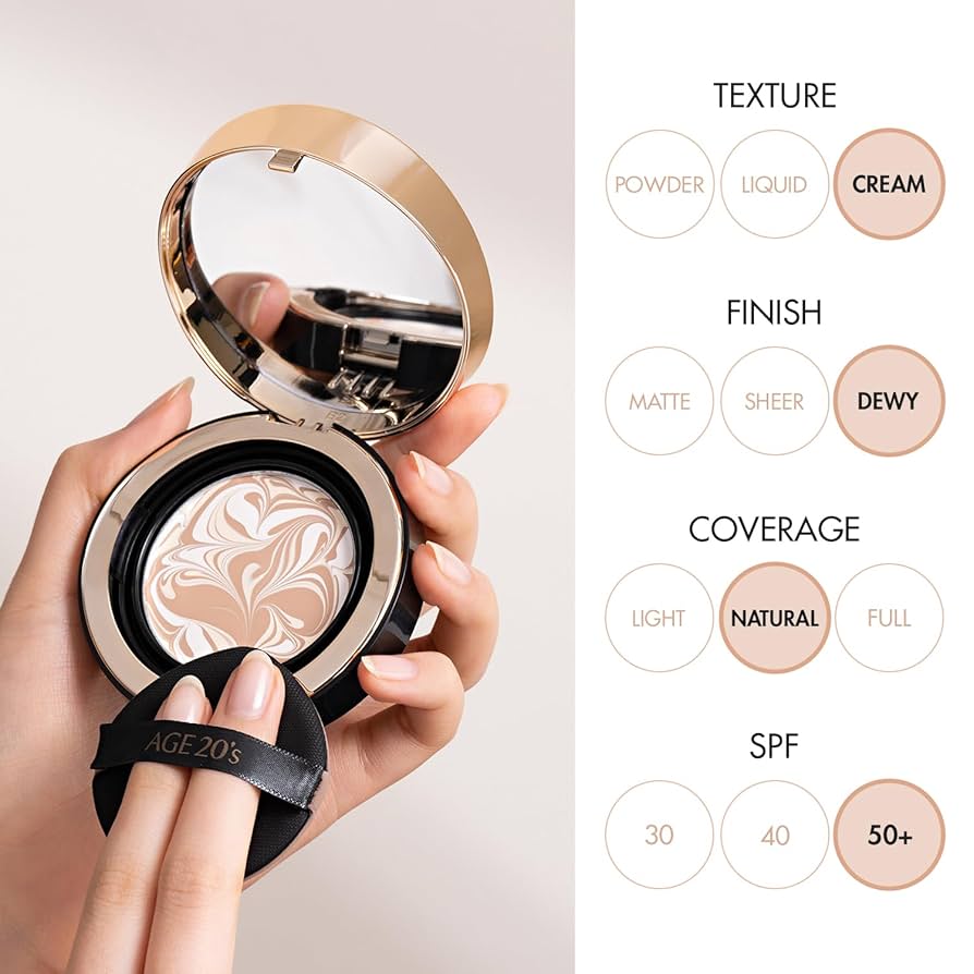 AGE20’s Essence Cover Pact SPF50+ PA++++