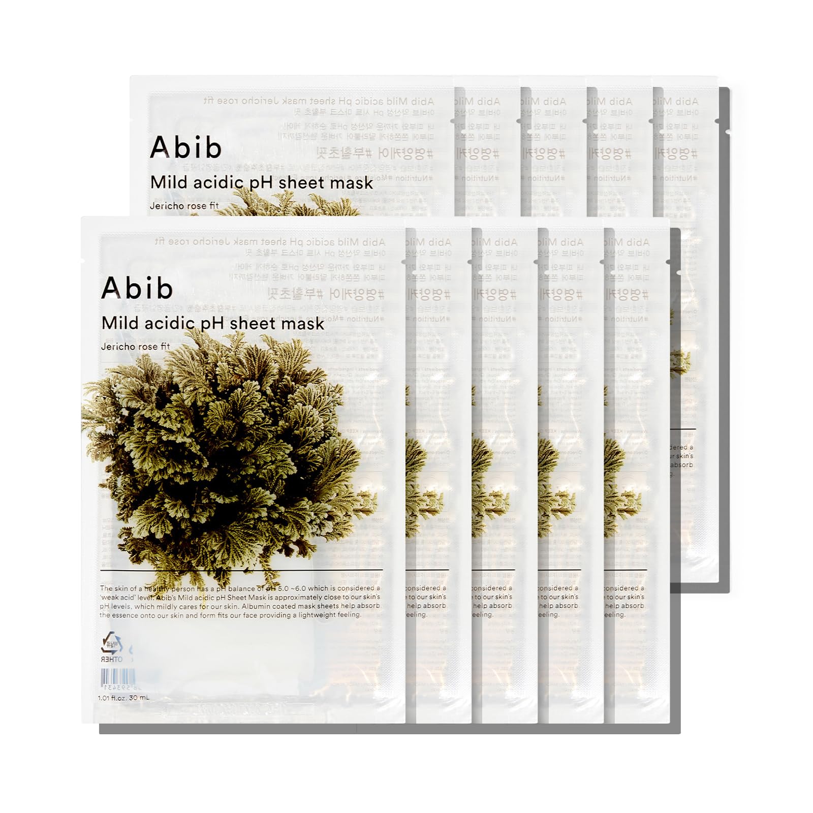 Abib - Mild Acidic pH Sheet Mask Jericho Rose Fit 30ml