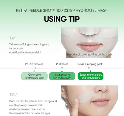 VT COSMETICS Reti-A Reedle Shot 100 2-Step Hydrogel Mask