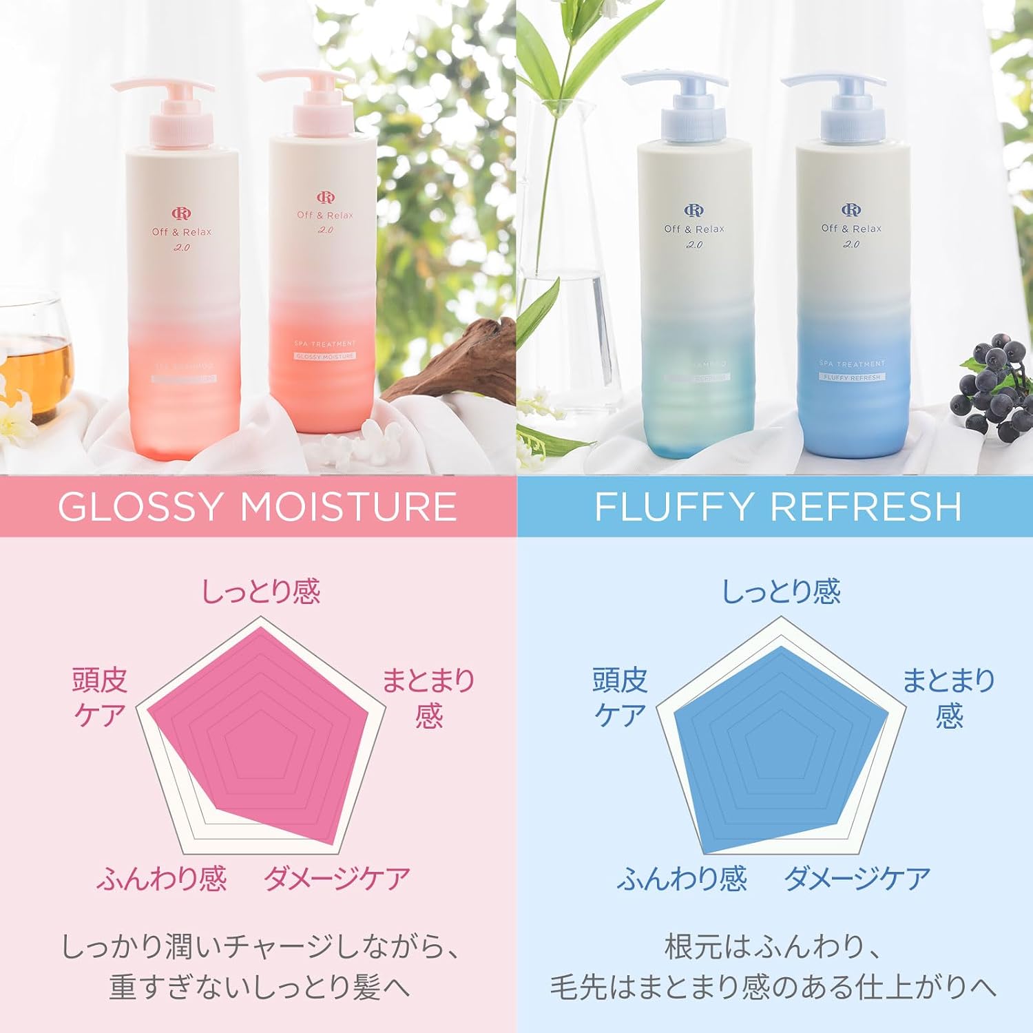OFF&RELAX 2.0 Spa Shampoo & Treatment 460ml