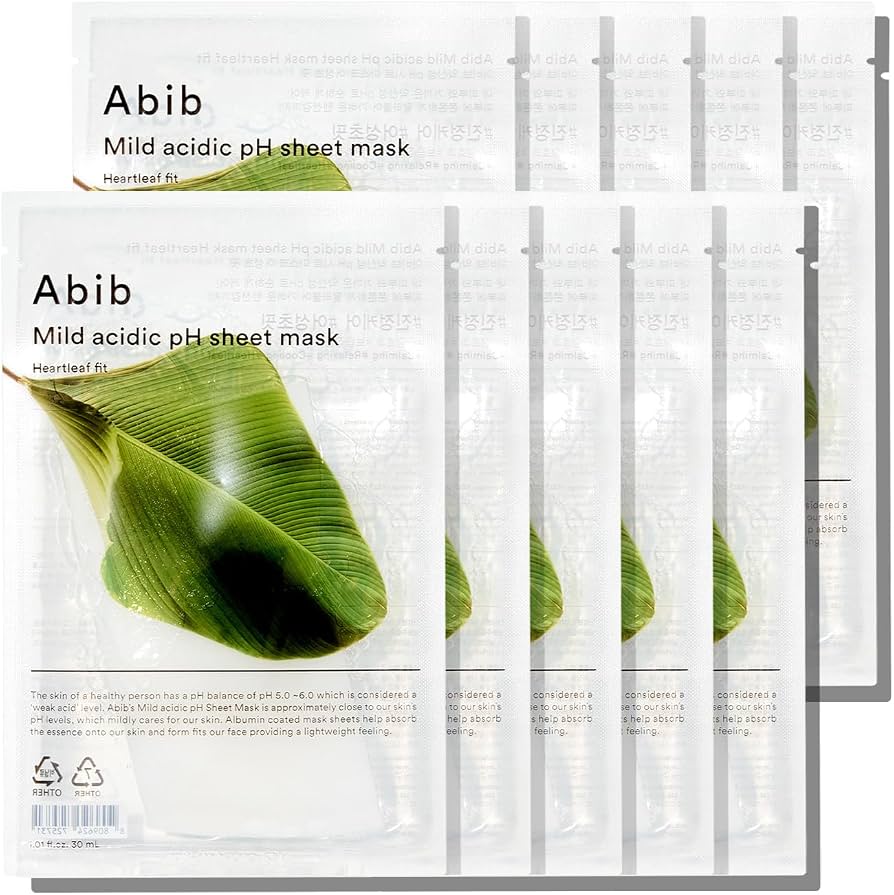 Abib - Mild Acidic pH Sheet Mask Heartleaf Fit 30ml