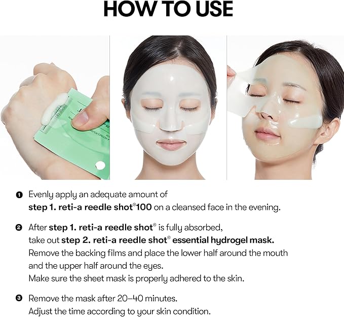 VT COSMETICS Reti-A Reedle Shot 100 2-Step Hydrogel Mask