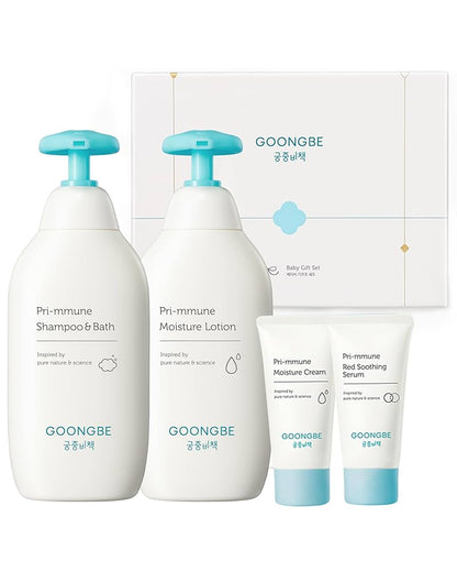 GOONGBE Baby & Kids Gentle Bath and Skincare Gift Set 6pcs