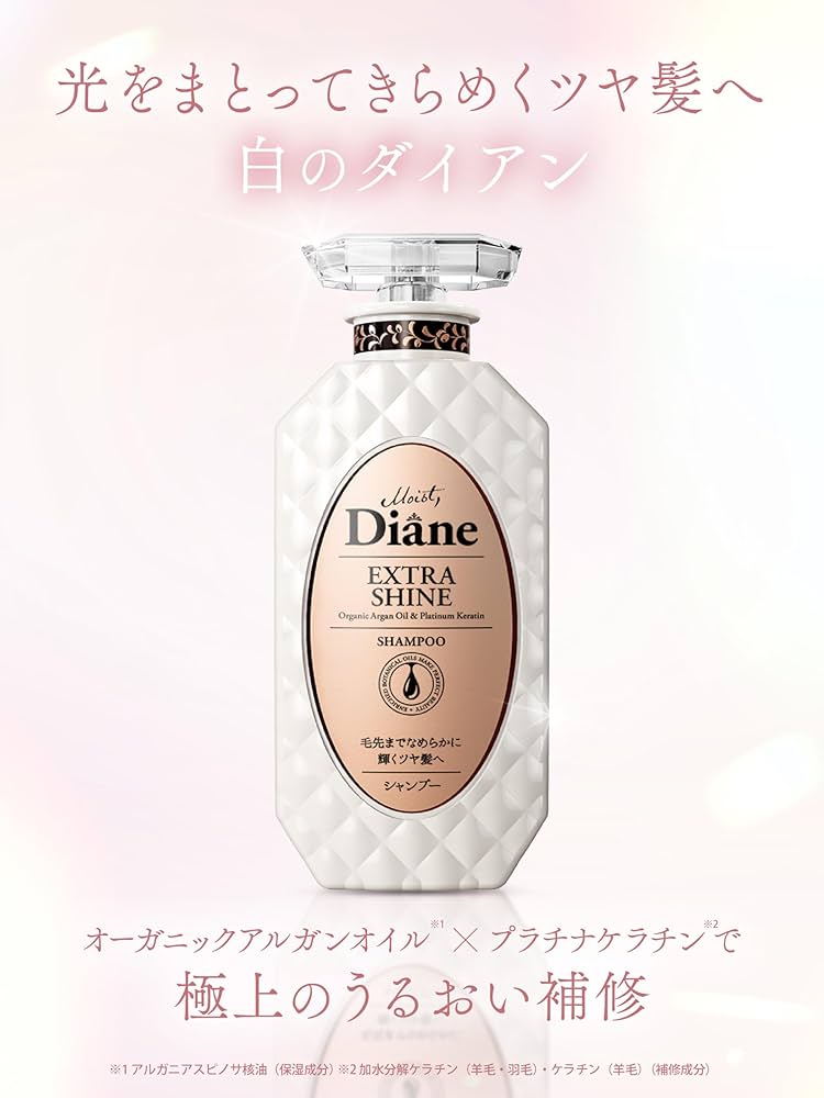 Diane Perfect Beauty Extra Shine Shampoo & Treatment Set 450ml x 2
