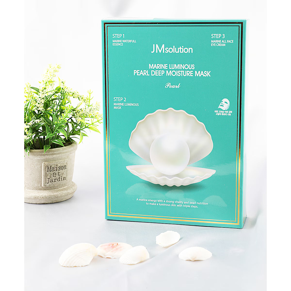 JMSOLUTION Marine Pearl Moisture Mask 30ml x 10pcs