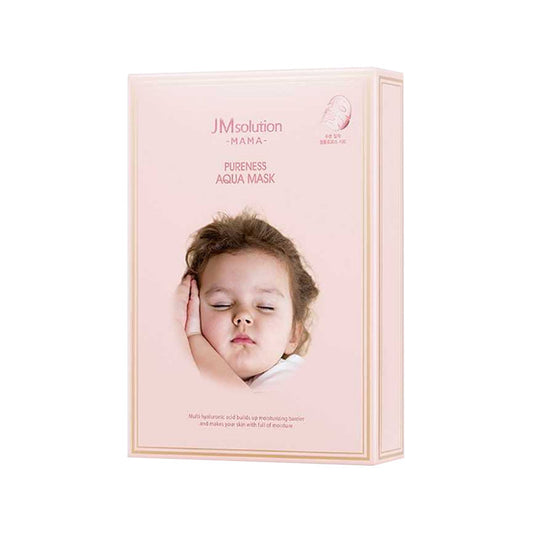 JM MAMA PURENESS AQUA MASK 10PCS(JM 婴儿补水面膜)