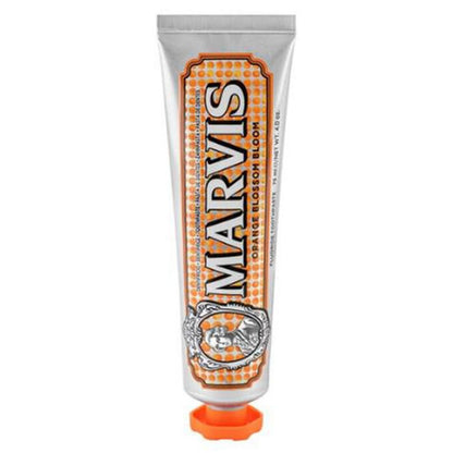 MARVIS MARS MINT TOOTHPASTE WHITENING GUM PROTECTION ITALIAN IMPORTED ORANGE BLOSSOM BLOOM 75ML（MARVIS 橙花绽放薄荷牙膏 橘色75ML