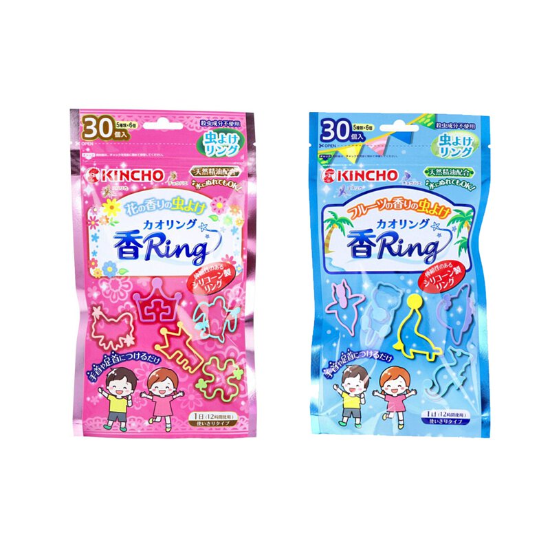 KINCHO Kaoring V Mosquito Repellent Bracelet 30pcs