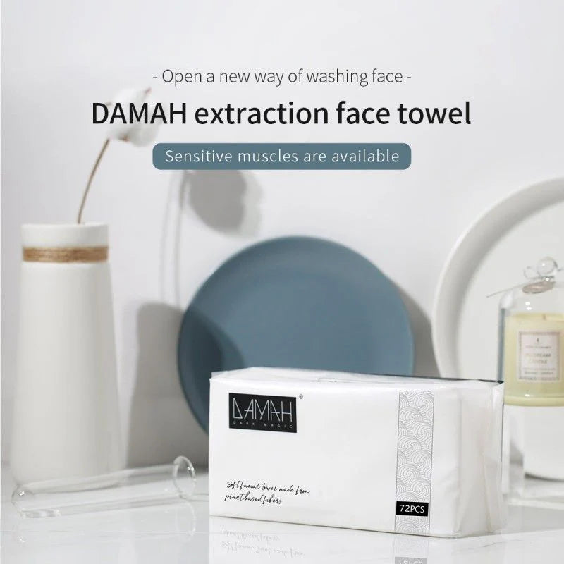 DAMAH Dark Magic Disposable Cleansing Towel 72pcs