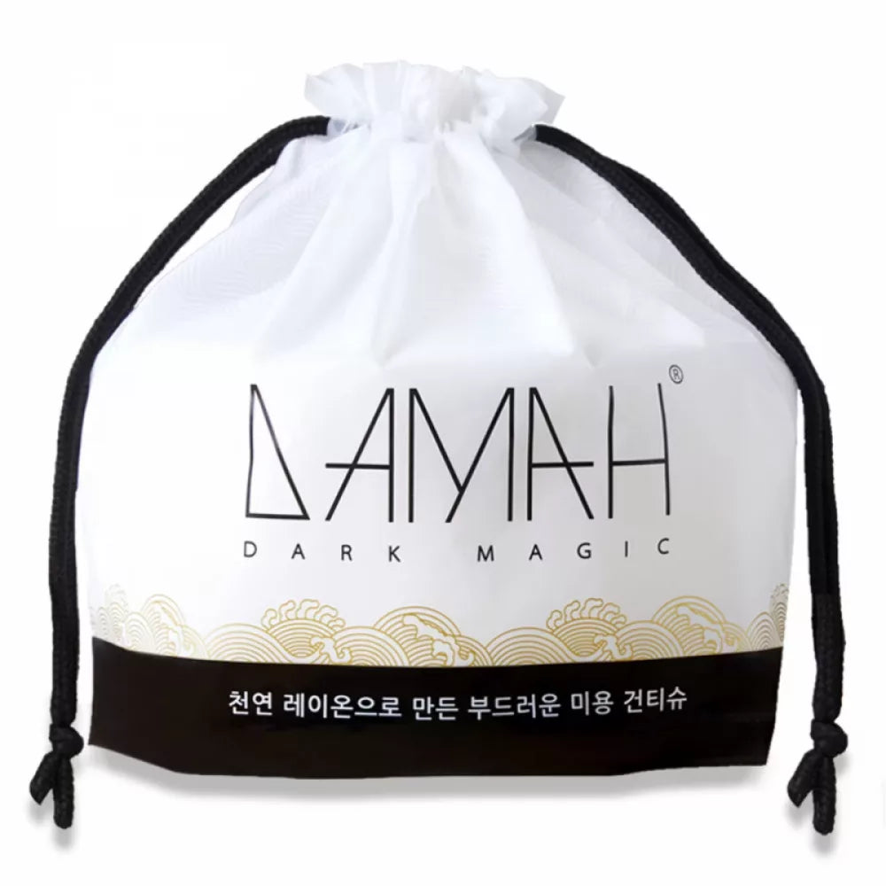 DAMAH Black Magic Disposable Facial Cloths (80 sheets per pack)