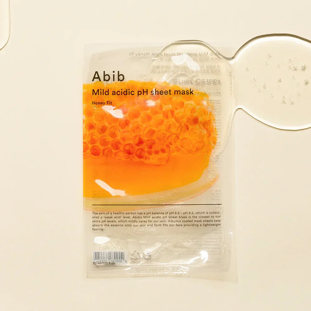 Abib Mild Acidic Honey Fit Sheet Mask 25ml