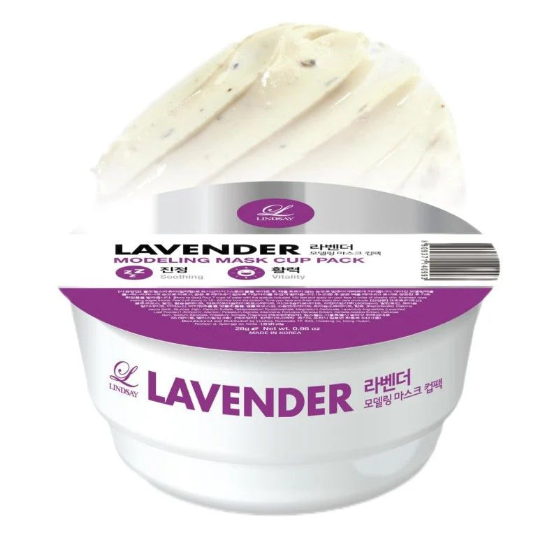 Lindsay Modeling Mask Cup Pack – Lavender(28 g, Single-Use)