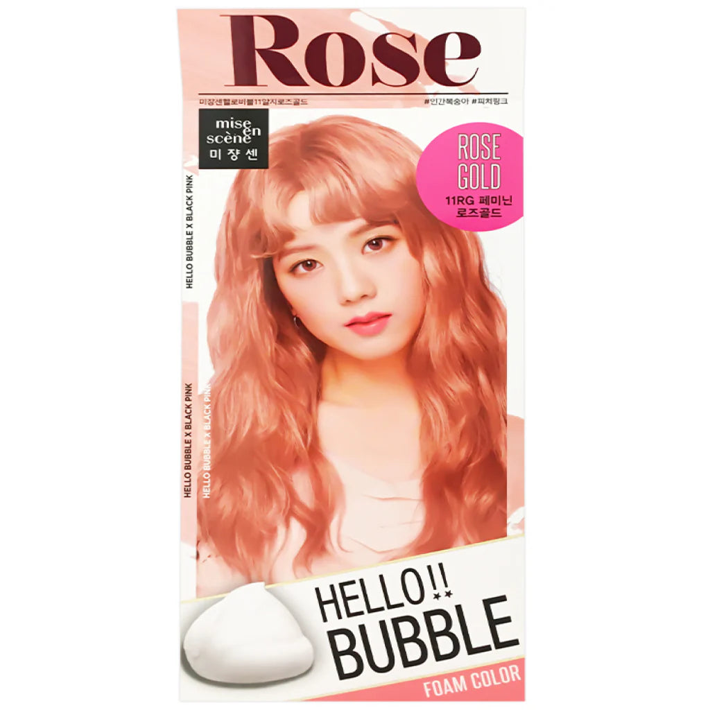 MISE EN SCENE HELLO BUBBLE HAIR DYE 11RG ROSE