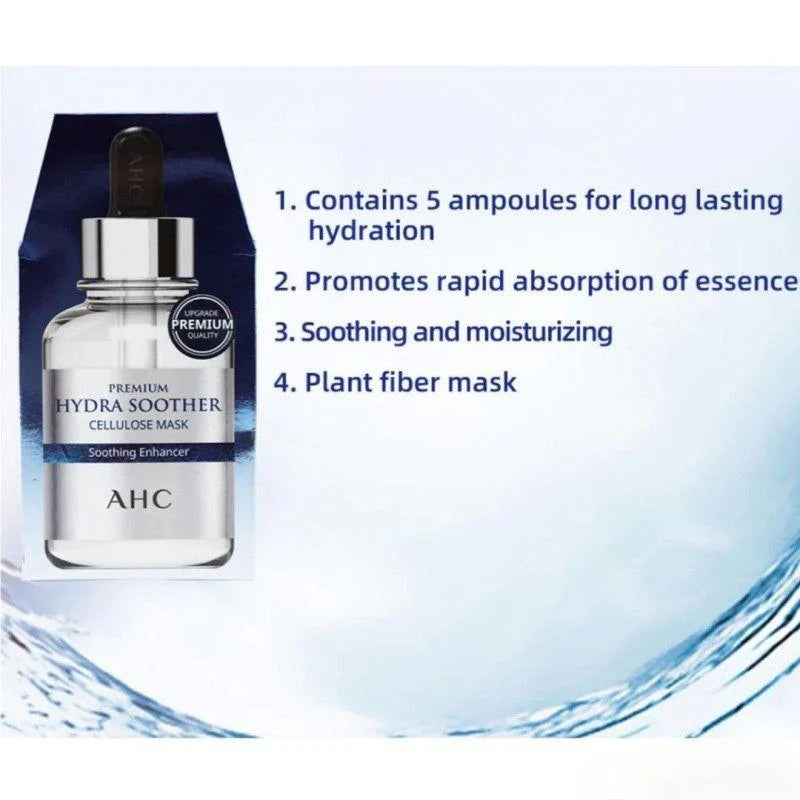 AHC Premium Hydra Soother Cellulose Mask 5 Sheets