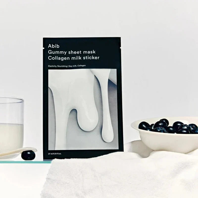 Abib - Gummy Sheet Mask Collagen Milk Sticker 27ml