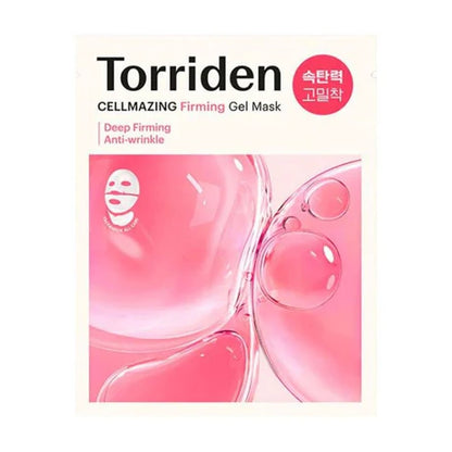 Torriden Cellmazing Low Molecular Collagen Firming Gel Mask (Face & Neck, 4-Pack)