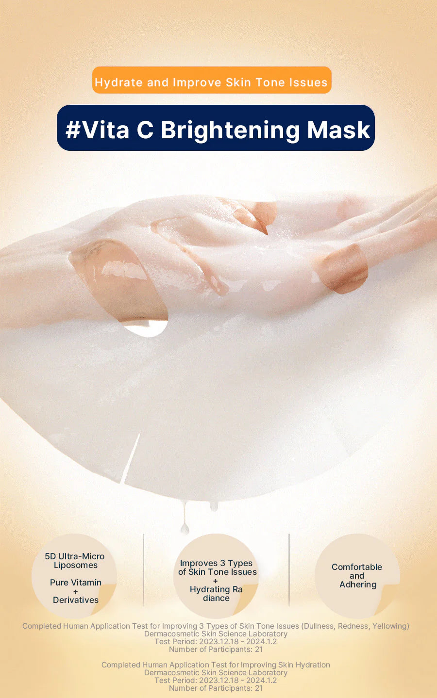 Torriden Cellmazing Vita C Brightening Mask – 10 Sheets