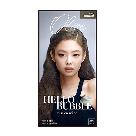 MISE EN SCENE HELLO BUBBLE HAIR DYE 6AO ASH OLIVE（爱茉莉泡沫染发灰橄榄6AO