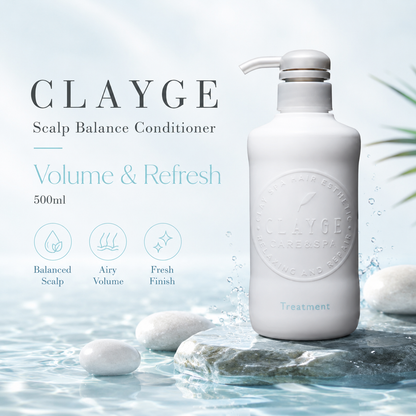 CLAYGE Onsen Spa Scalp Balance Conditioner Volume & Refresh 500Ml