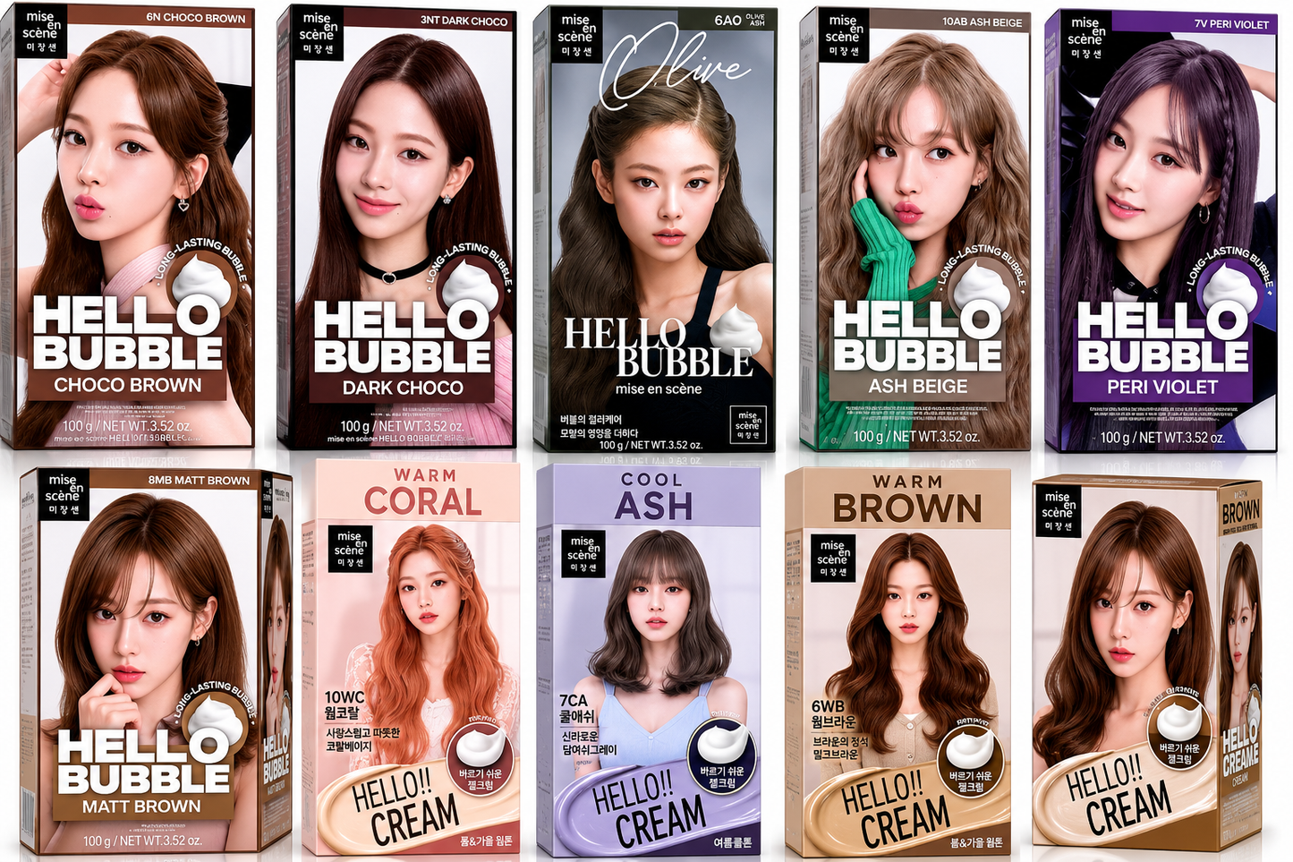 MISE EN SCENE Hello Bubble Hair Color