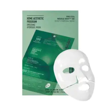 VT Reedle Shot 2-Step Sheet Mask ¨C Repair & Skin Barrier Care Dark Green ¨C 4pcs