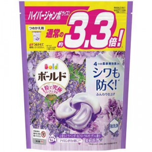 P&G Bold Hyper 4D Laundry Detergent 4-in-1 Gel Lavender Scent 36pcs (Purple)(P&G 4D洗衣凝珠补充装 紫色 36个入