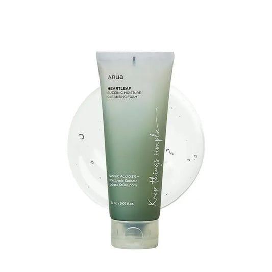 Anua - Heartleaf Succinic Moisture Cleansing Foam 150ml