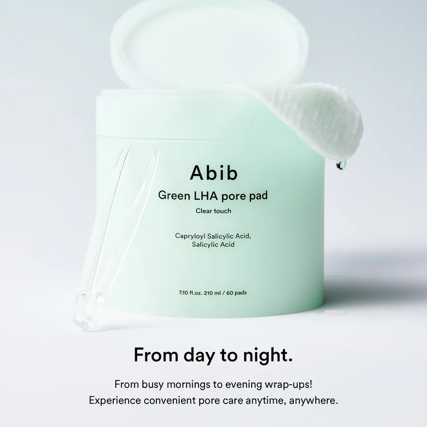 Abib Green LHA Pore Pad Clear Touch 60 Pads