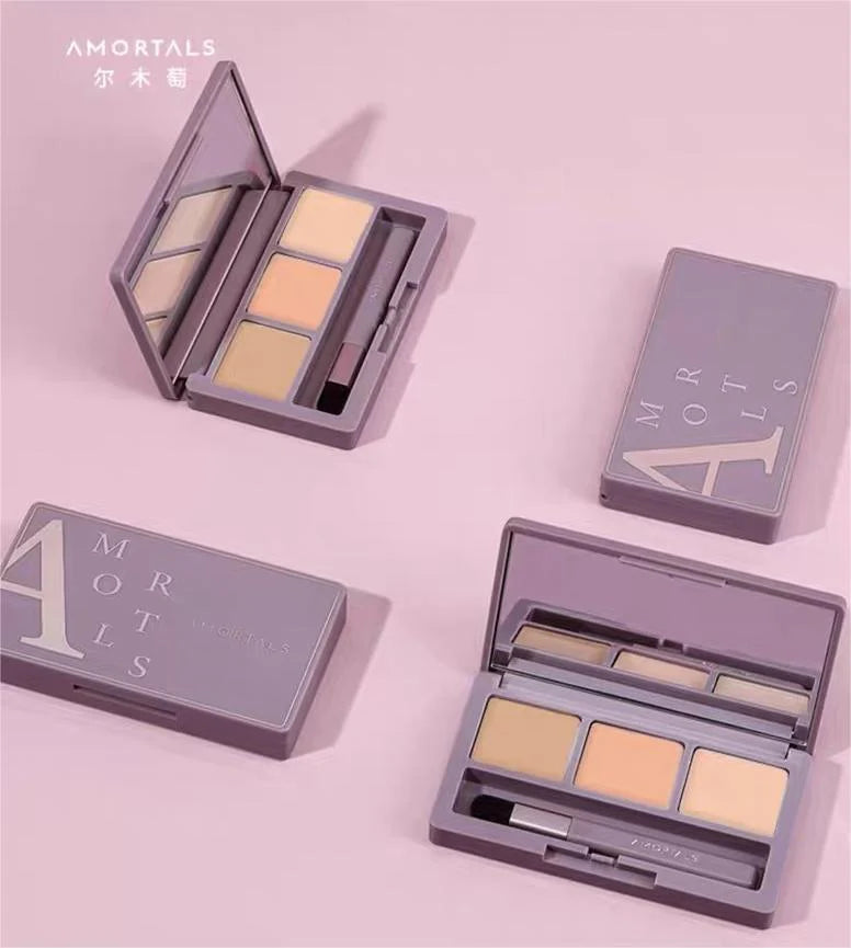 AMORTALS Radiance 3-Color Concealer Palette 01 3.6g