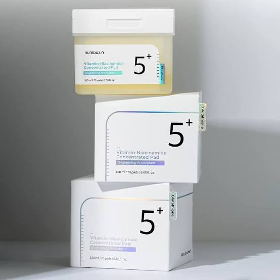 Numbuzin - No.5 Vitamin-Niacinamide Concentrated Pad 180ml (70 Pads)