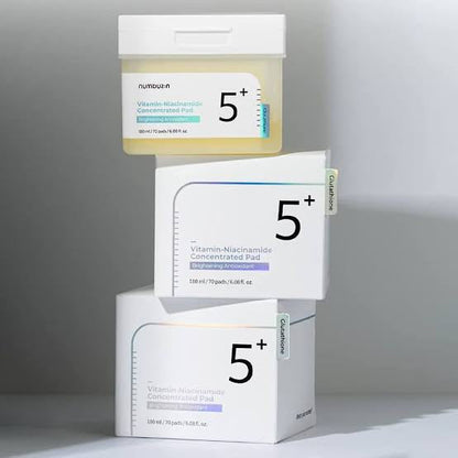 Numbuzin - No.5 Vitamin-Niacinamide Concentrated Pad 180ml (70 Pads)