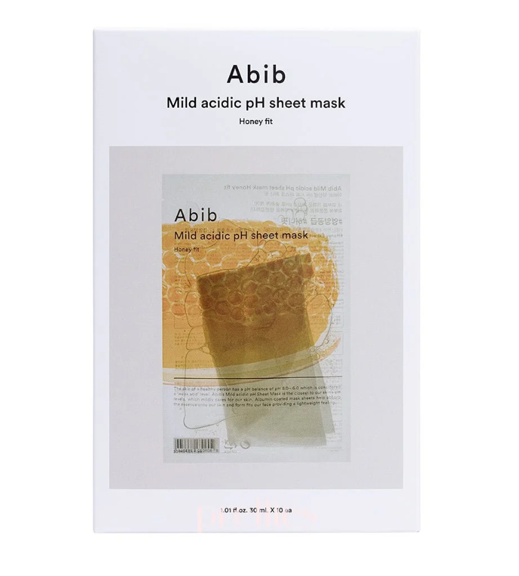 ABIB Mild Acidic pH Sheet Mask Honey Fit 10pcs