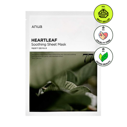 Anua - Heartleaf 77% Soothing Sheet Mask