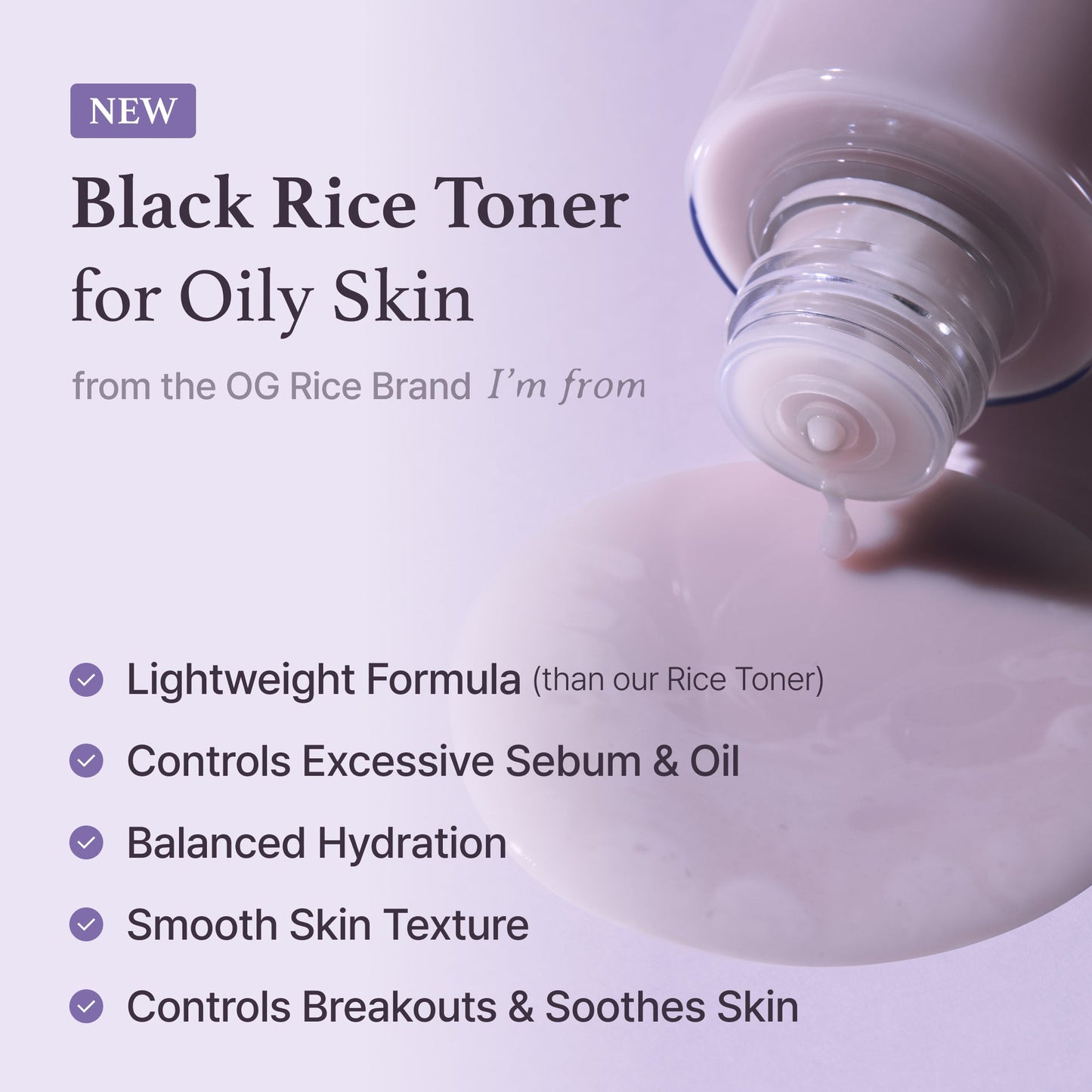 I'm From - Black Rice Toner Mini 30ml