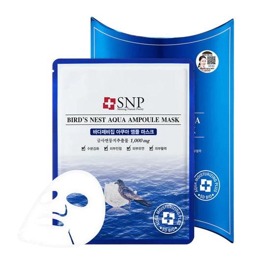 SNP Bird’s Nest Aqua Ampoule Mask – 10 Sheets